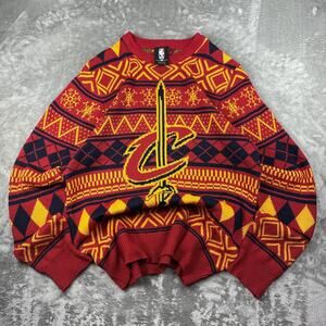 NBA Cleveland Cavaliers Christmas Men’s Size Medium Casual Streetwear Sweater